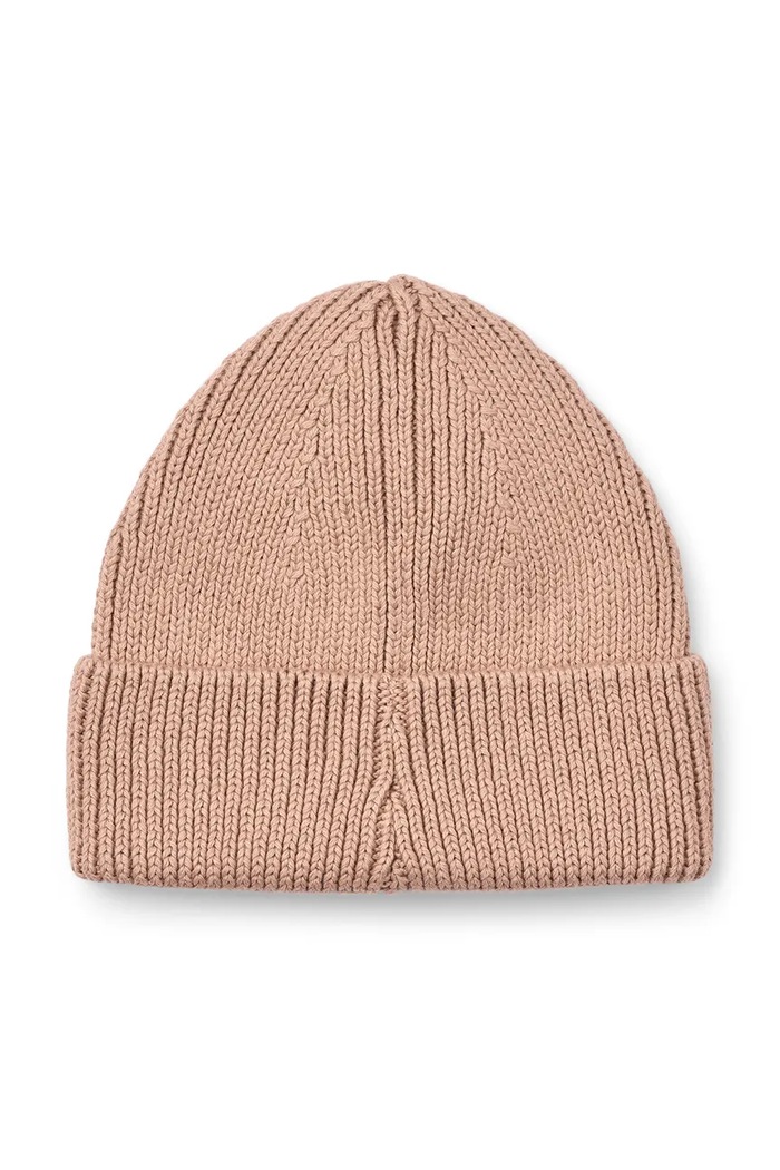 Liewood Czapka beanie dziecięca bawełniana Ezra Beanie LW20106.9BY2 różowy AW26