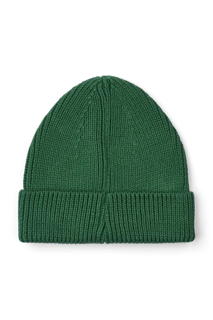 Liewood Czapka beanie dziecięca bawełniana Ezra Beanie LW20106.9BY2 zielony AW26