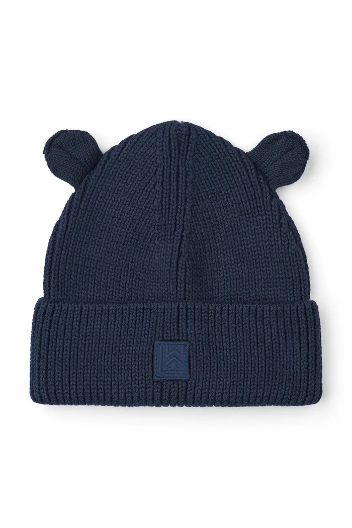 Liewood Kapa otroška bombažna Gina Beanie mornarsko modra LW20105.9BY2