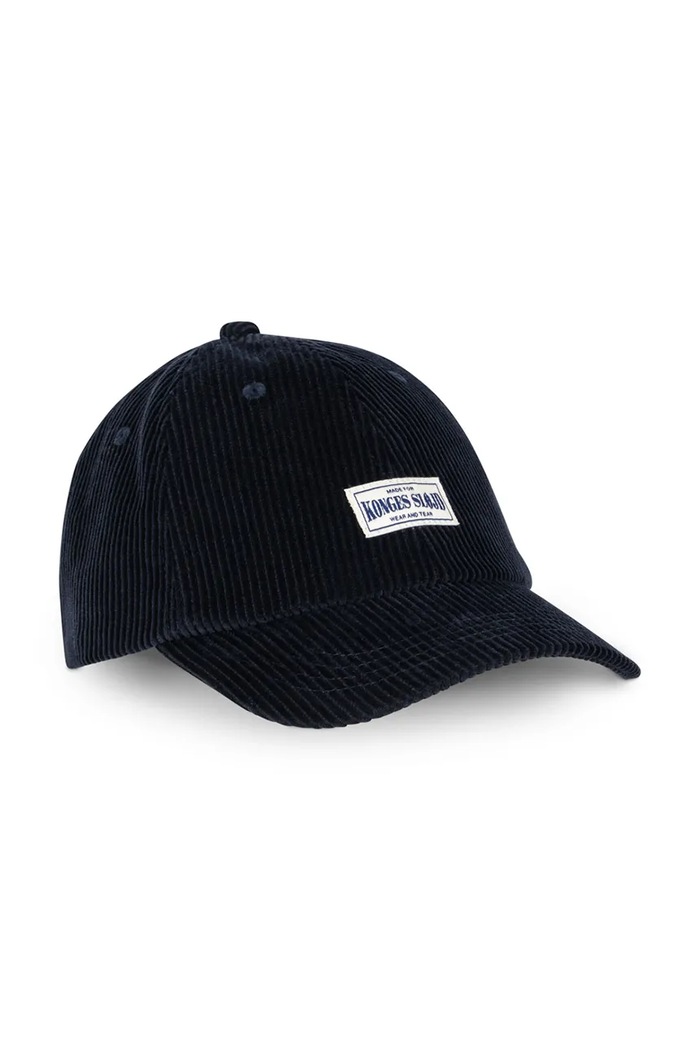 Konges Sløjd Czapka dziecięca bawełniana SULLY CAP GOTS granatowy KS106269.9BY2