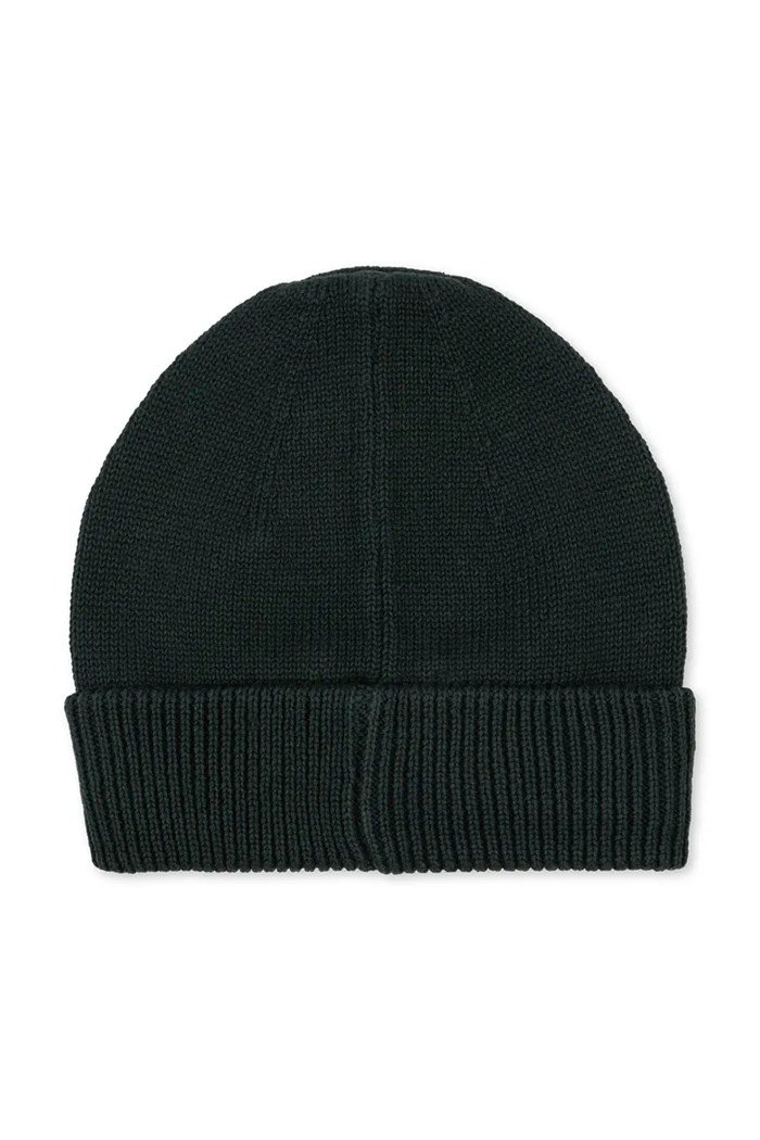 Konges Sløjd Czapka beanie dziecięca bawełniana AVELY BEANIE KS105688.9BY2 zielony AW26