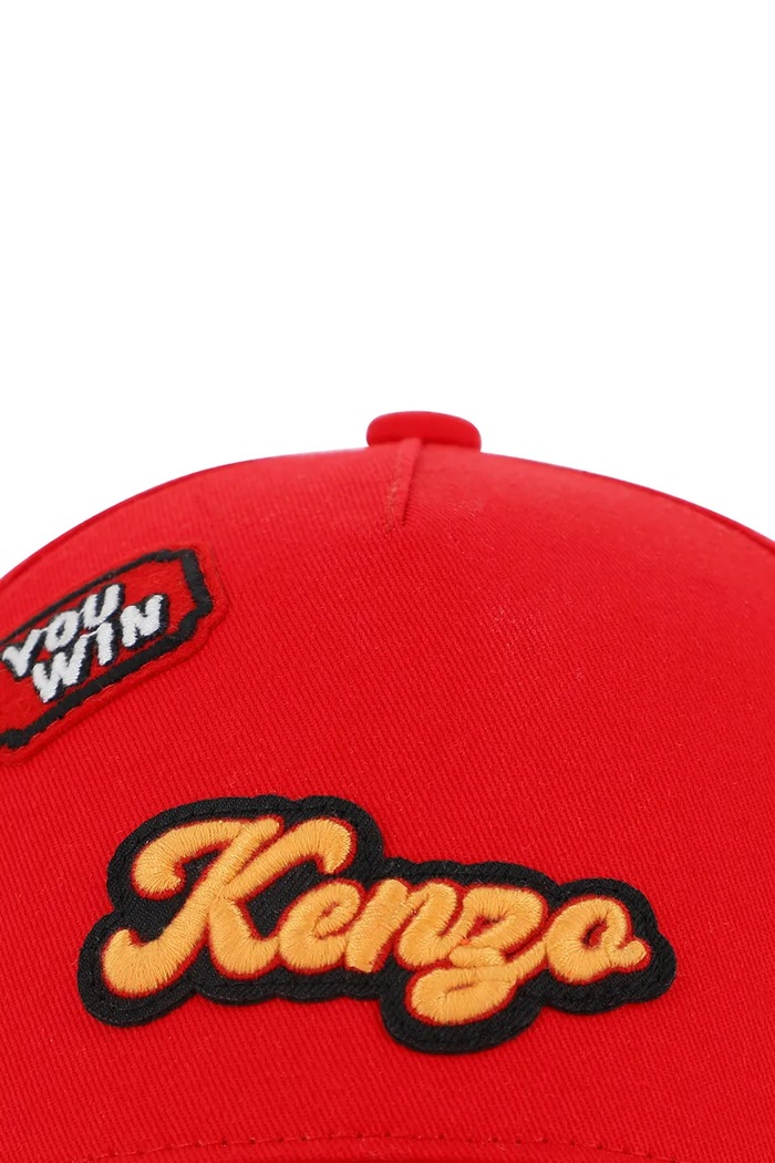Kenzo Kids bejzbolska kapa za djecu pamučna crvena K62157