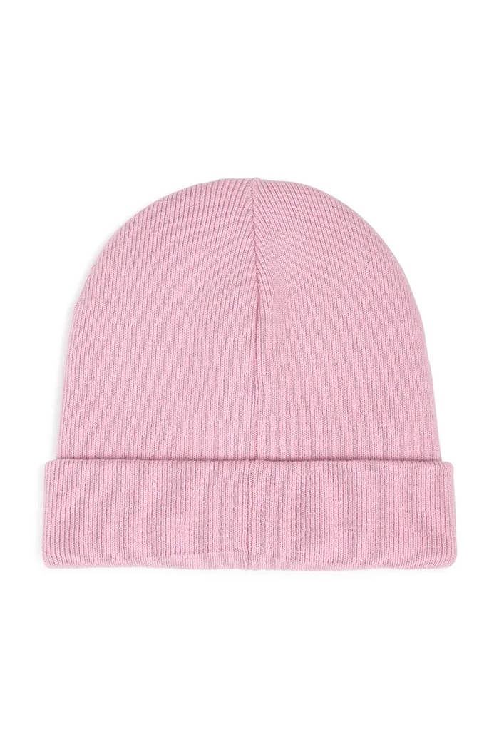 Kenzo Kids Czapka beanie dziecięca z dodatkiem wełny K62156.54.56 różowy AW26