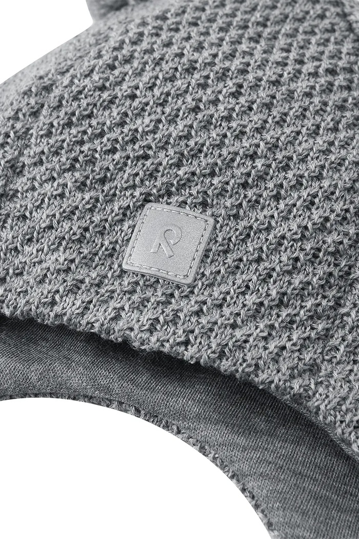 Chłopiec Reima czapka beanie dziecięca z wełny merino Sumu 5300379A.9BY2 szary
