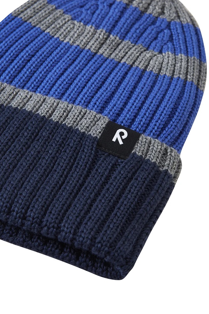 Chłopiec Reima czapka beanie dziecięca z wełną merino Vilpas 5300282C.9BY2 granatowy