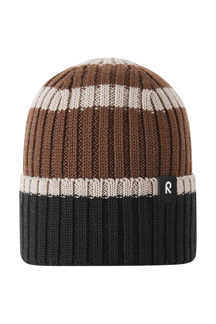 Reima czapka beanie dziecięca z wełną merino Vilpas 5300282C.9BY2 brązowy AW26
