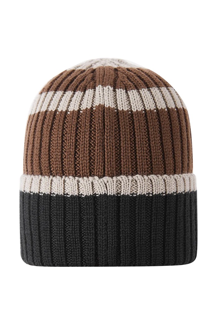 Chłopiec Reima czapka beanie dziecięca z wełną merino Vilpas 5300282C.9BY2 brązowy
