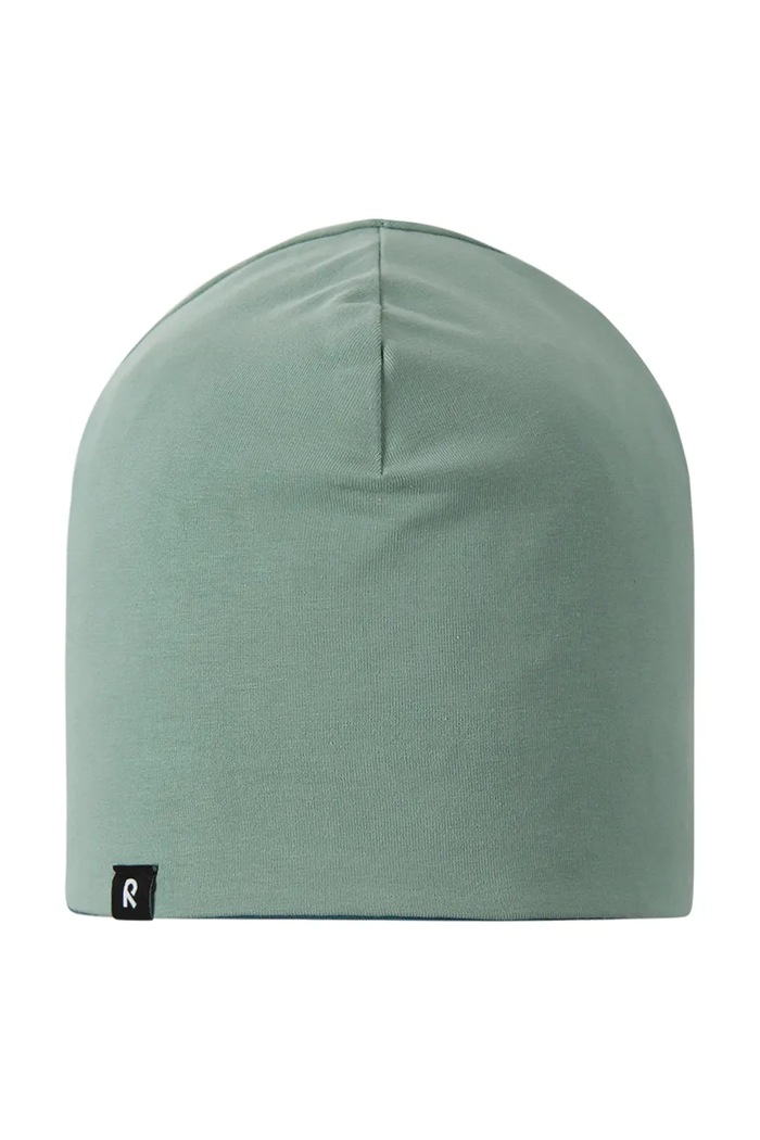Chłopiec Reima czapka beanie dziecięca z bawełną Tanssi 5300056F.9BY2 zielony