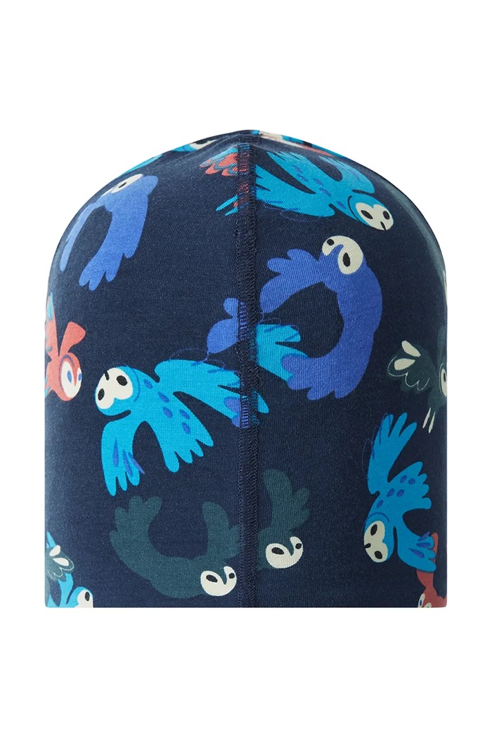 Reima czapka beanie dziecięca z bawełną Tanssi 5300056E.9BY2 granatowy AW26