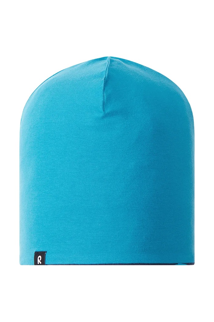 Chłopiec Reima czapka beanie dziecięca z bawełną Tanssi 5300056E.9BY2 granatowy