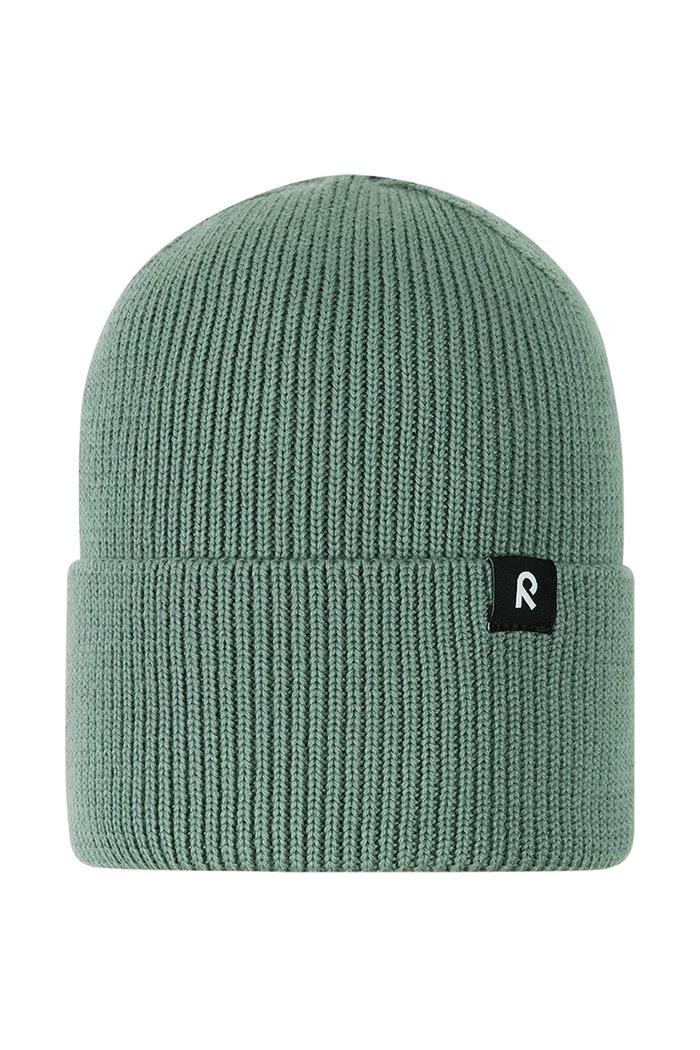 Reima czapka beanie dziecięca z wełny merino Reissari zielony 5300022B.9BY2