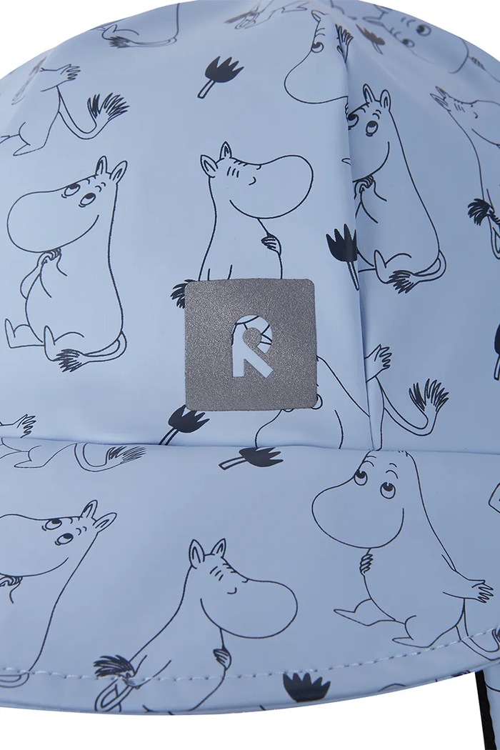 Chłopiec Reima kapelusz dziecięcy Moomin Rainy 5300003M.9BY2 niebieski