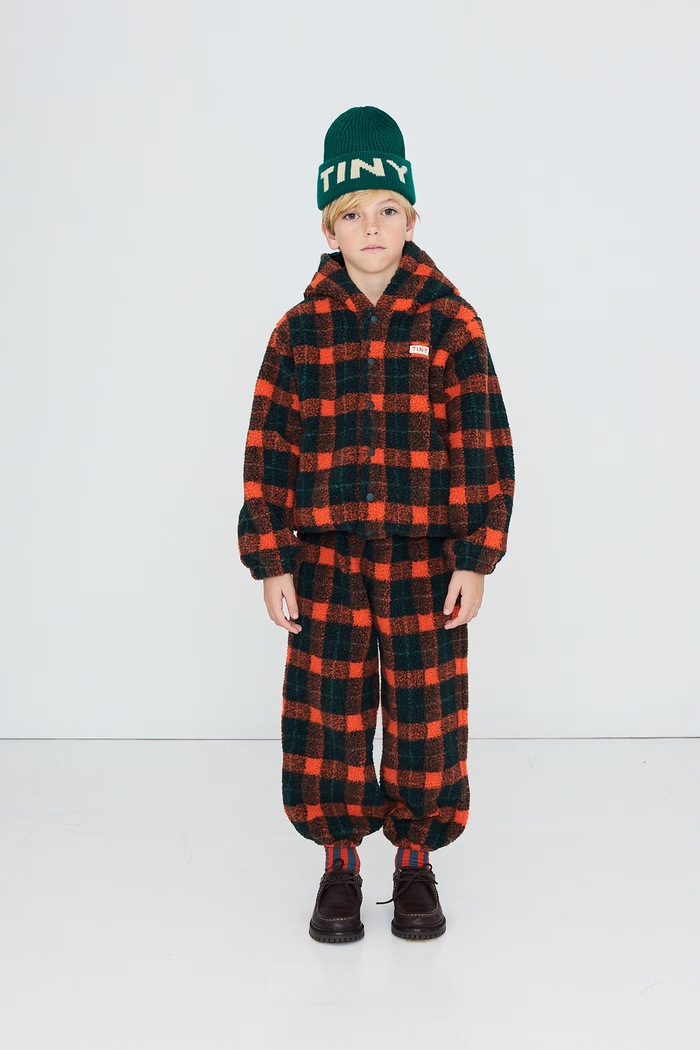 Czapka beanie dziecięca wełniana TINY BEANIE Tinycottons AW26.141 zielony