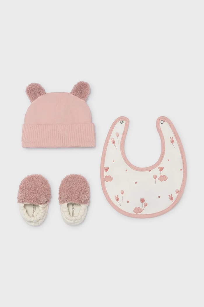 Mayoral Newborn Set dojčenský s bavlnou 9169.1A.Newborn.9BY2 ružová AW26