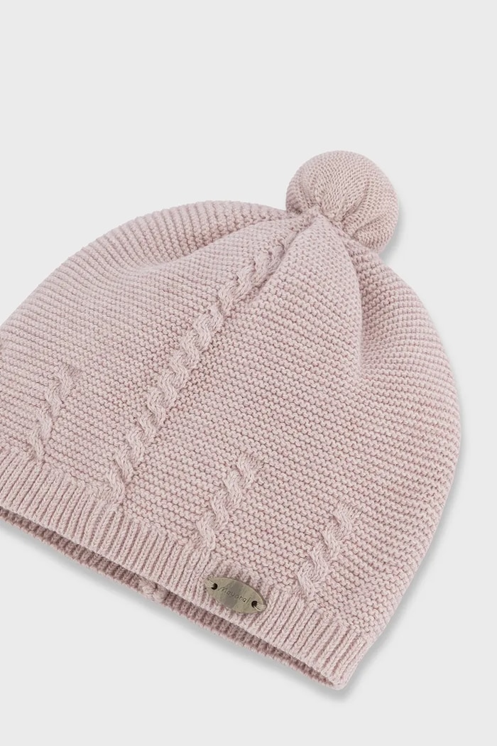Mayoral Newborn шапка для младенцев хлопковая 9127.1B.Newborn.9BY2 розовый AW26