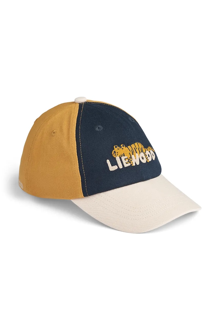 Liewood czapka bejsbolówka dziecięca bawełniana Danny Embroidery Cap granatowy LW21146.9BY2