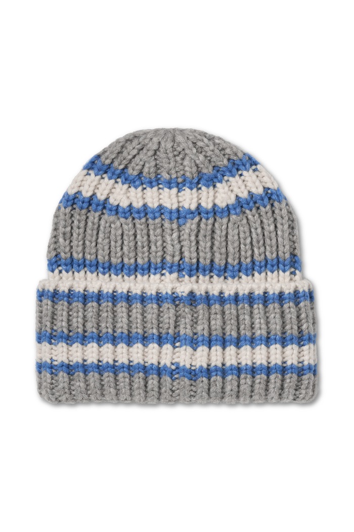 UGG Czapka beanie dziecięca z dodatkiem wełny CHUNKY RIB BEANIE 106208 niebieski AW26