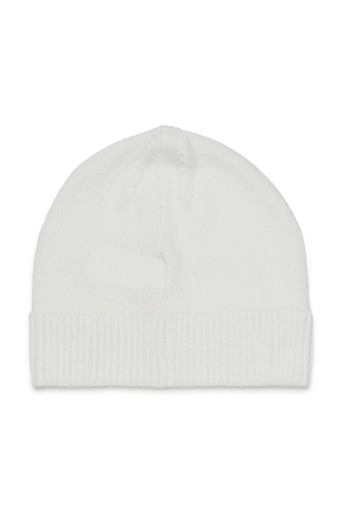Diesel Czapka beanie dziecięca z wełną FBAND HAT biały J03133.KYAZ1