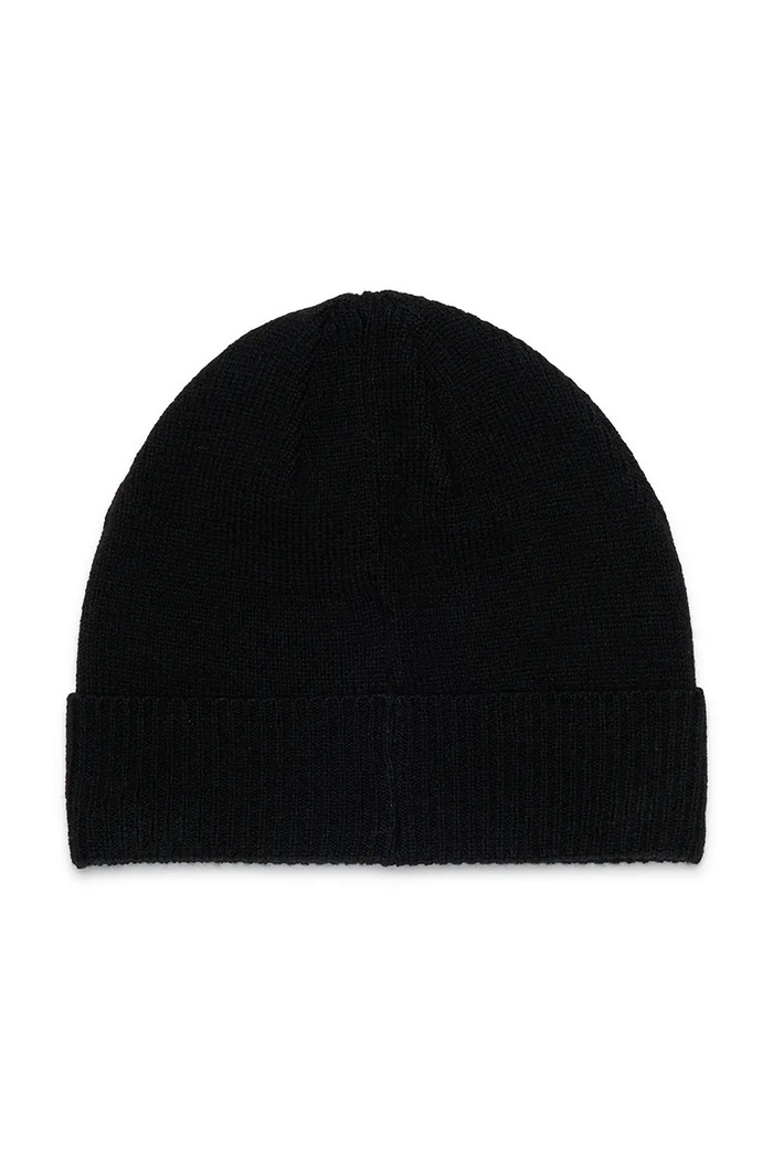 Diesel Czapka beanie dziecięca z wełną FBAND HAT J03133.KYAZ1 czarny AW26