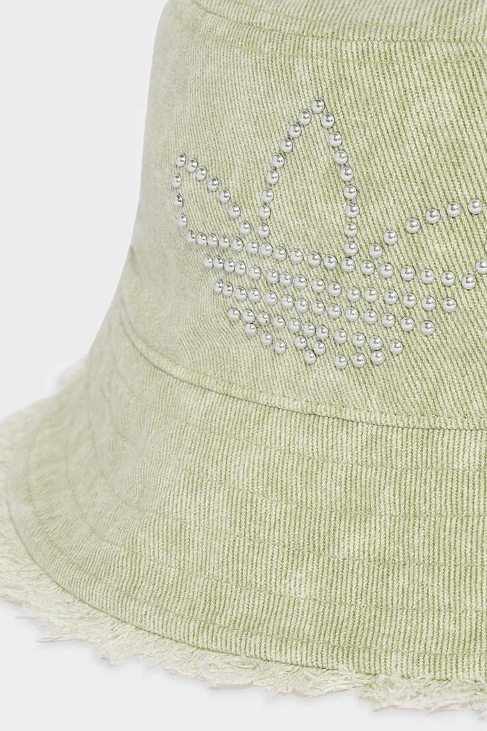 Κοριτσίστικα adidas Originals καπέλο bucket παιδικό ντένιμ KT4394 μπεζ