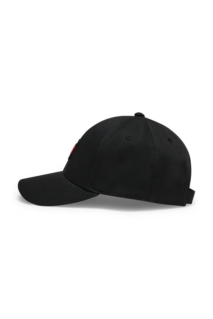 Chłopiec Tommy Hilfiger czapka z daszkiem dziecięca bawełniana KA0KA00033.9BY2 czarny