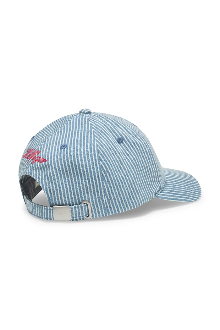 Tommy Hilfiger шапка с козирка за деца от памук KA0KA00061.9BY2 син AW26