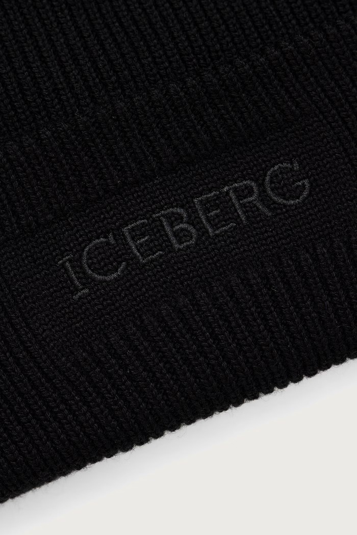 Accesorii Iceberg căciulă pentru bărbați din lână 3040.9005 negru