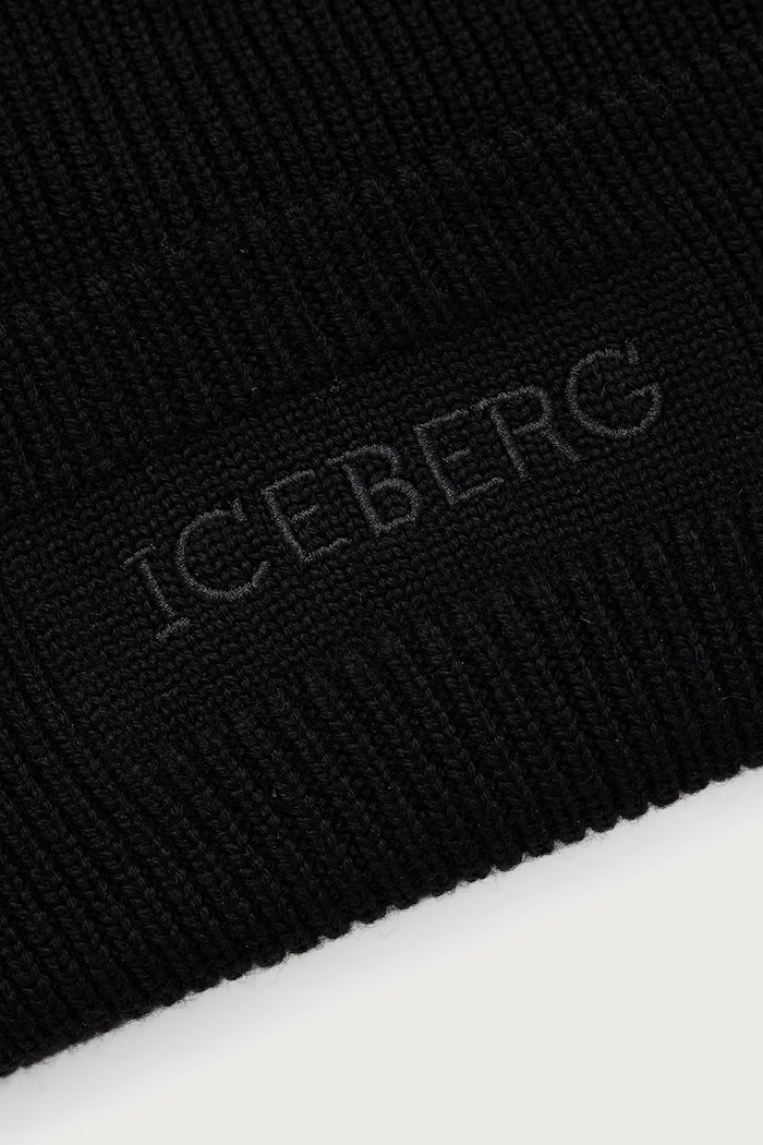 Accesorii Iceberg căciulă pentru bărbați din lână 3040.9005 negru