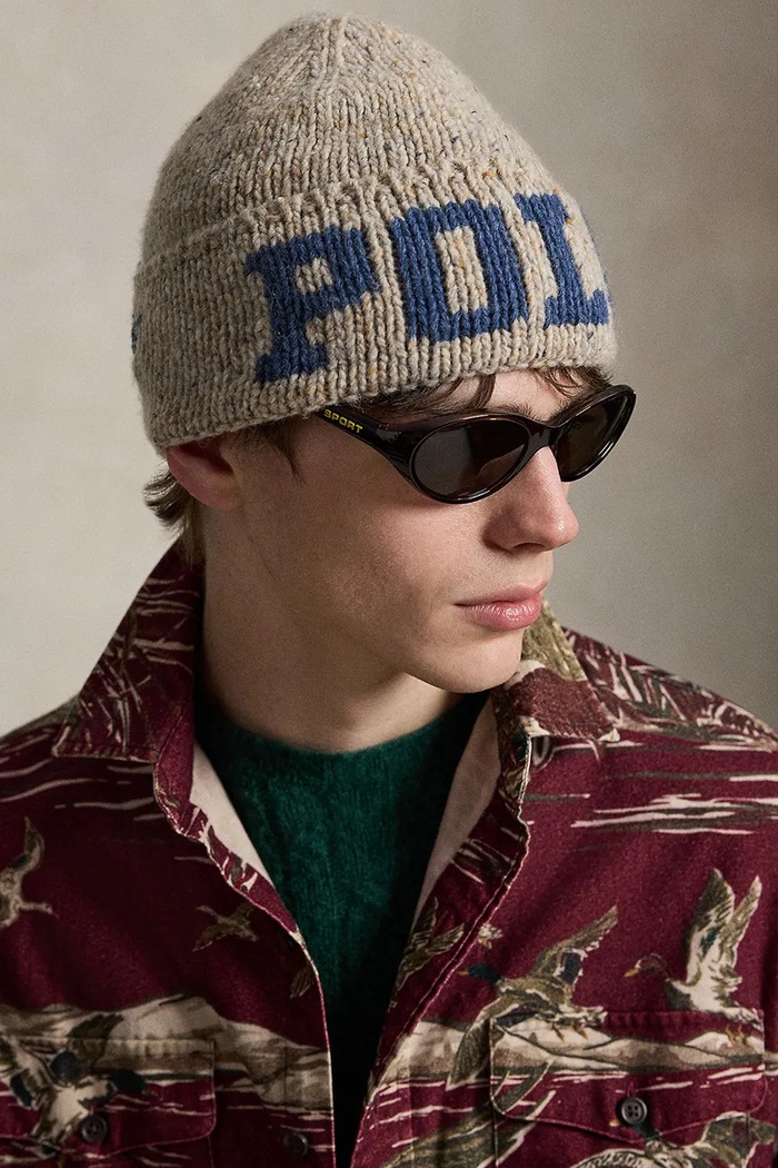 Аксесоари Polo Ralph Lauren Шапка бийни вълнена мъжка 449959366008 бежов