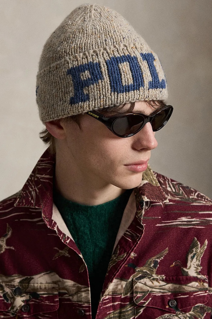 Аксесоари Polo Ralph Lauren Шапка бийни вълнена мъжка 449959366008 бежов