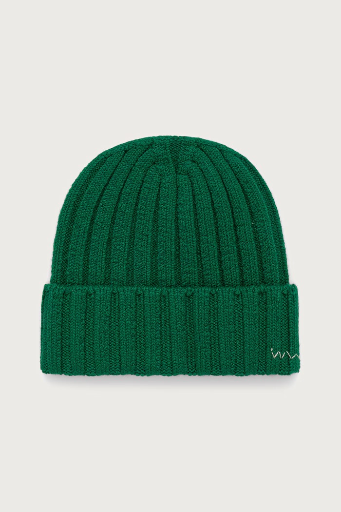 Visvim Men's cashmere beanie green 125203003009
