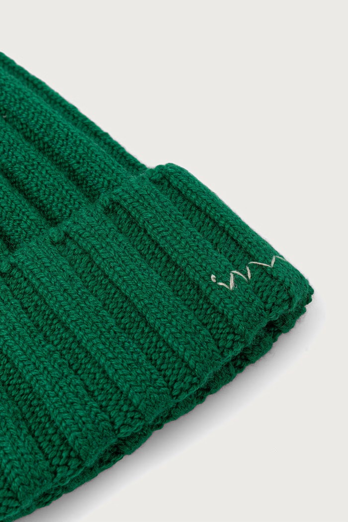 Accessories Visvim Men's cashmere beanie 125203003009 green