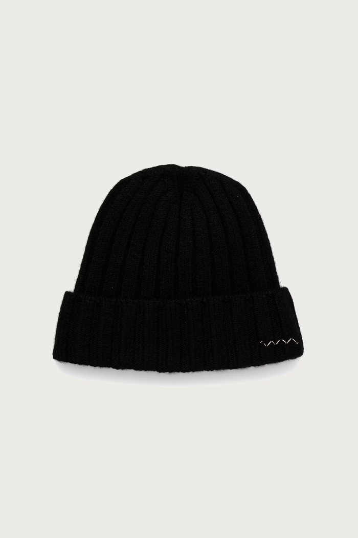 Visvim Men's cashmere beanie black 125203003009