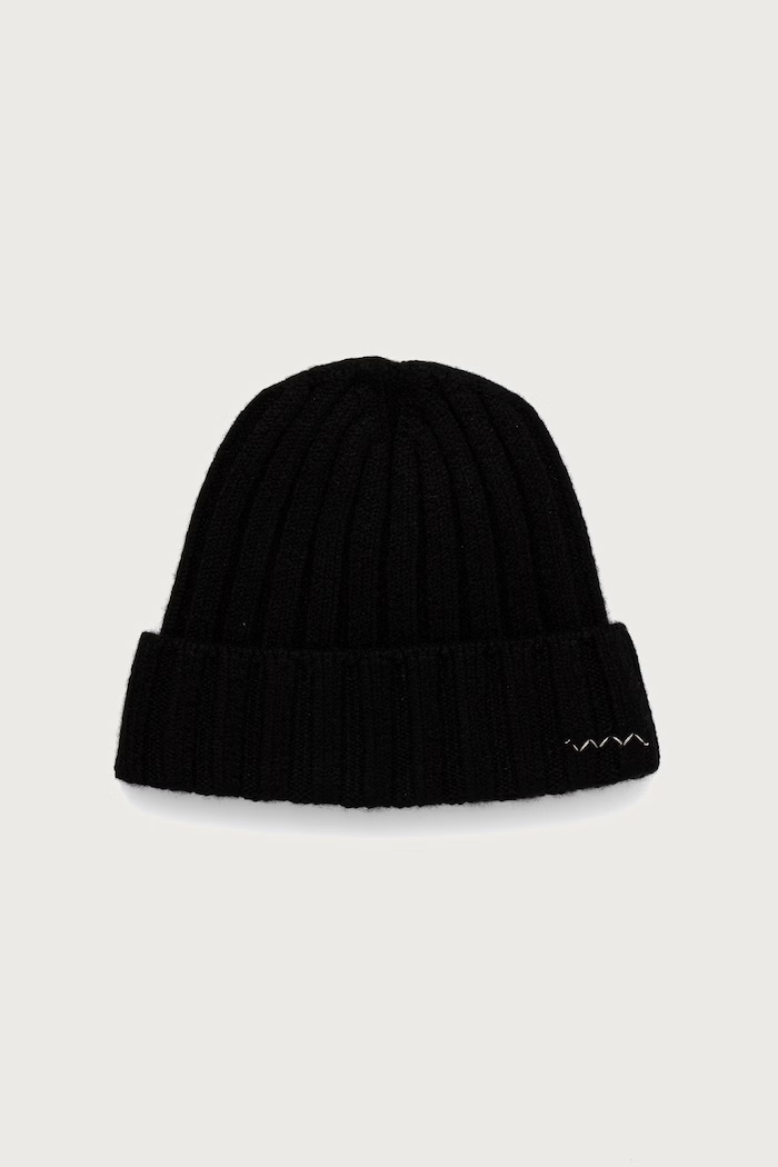 Visvim Men's cashmere beanie black 125203003009