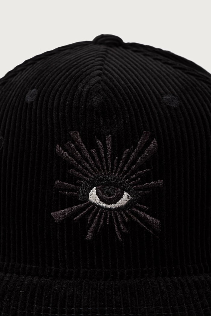 House of Errors All Seeing czapka z daszkiem sztruksowa męska HEFW26CP04012 czarny AW26