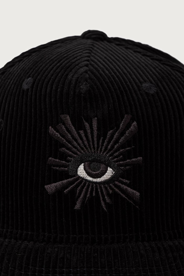 House of Errors All Seeing czapka z daszkiem sztruksowa męska HEFW26CP04012 czarny AW26