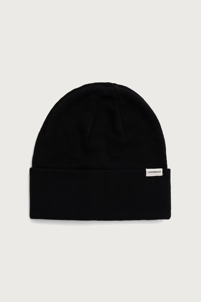 Lindbergh Czapka beanie męska czarny 30.991000