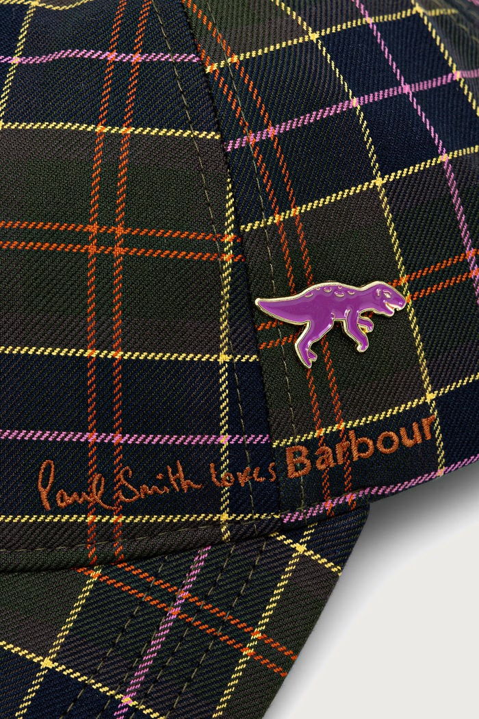 Barbour X PAUL SMITH καπέλο μπέιζμπολ βαμβακερό ανδρικό MHA0995TN11 πολύχρωμο AW26