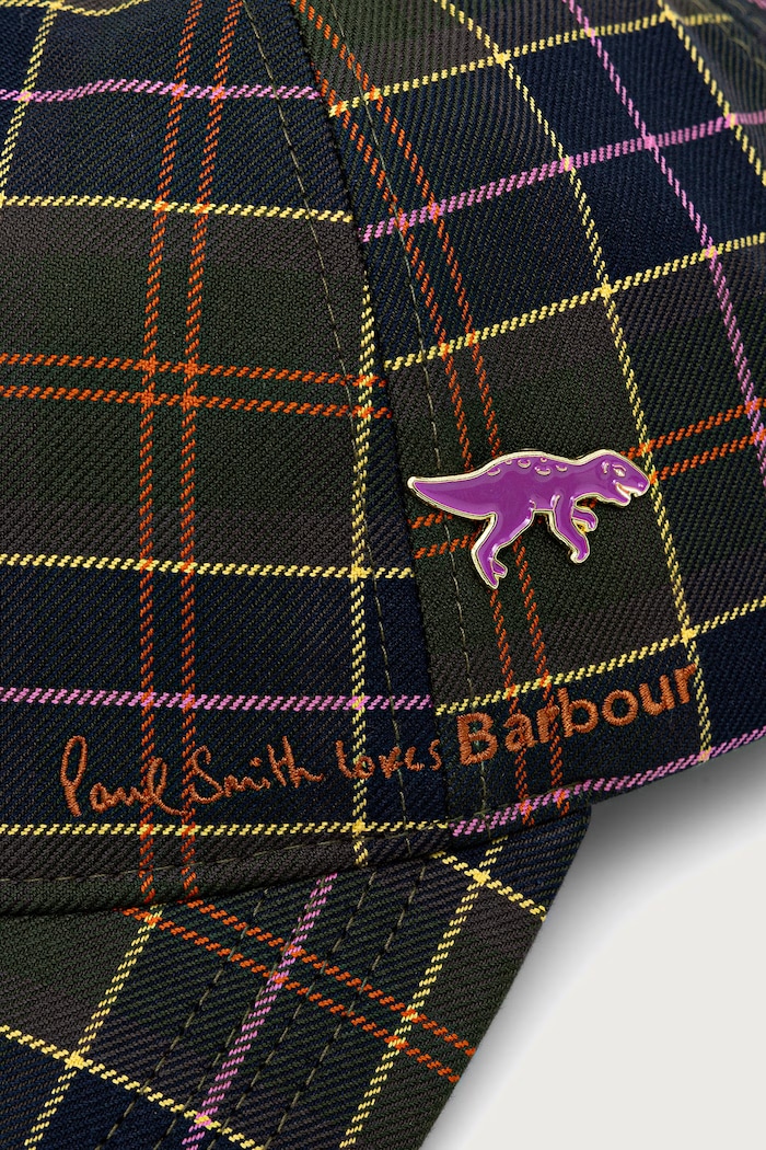 Barbour X PAUL SMITH καπέλο μπέιζμπολ βαμβακερό ανδρικό MHA0995TN11 πολύχρωμο AW26