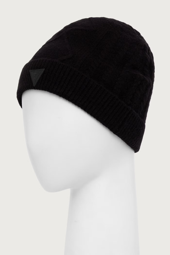 Guess Czapka beanie męska z wełną M6BZ23.Z1688 czarny AW26
