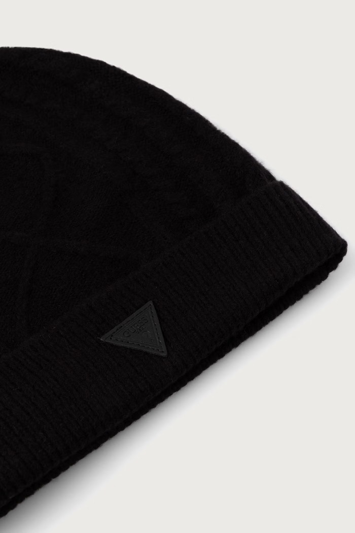 Akcesoria Guess Czapka beanie męska z wełną M6BZ23.Z1688 czarny