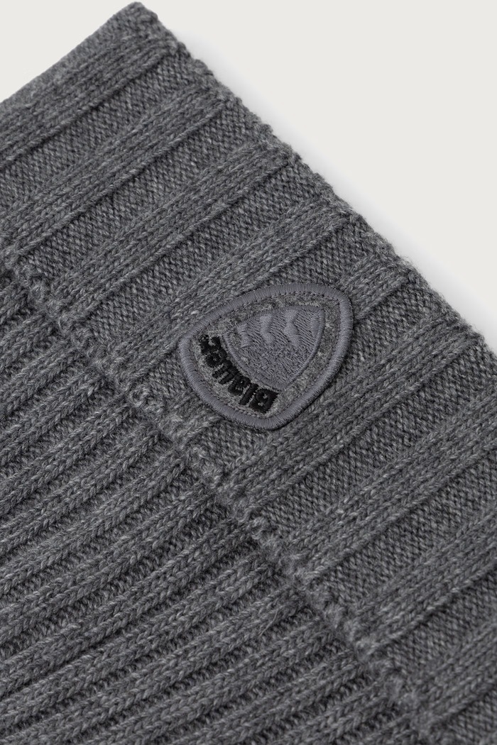 Akcesoria Blauer Czapka beanie męska z dodatkiem wełny BLUA05556 szary