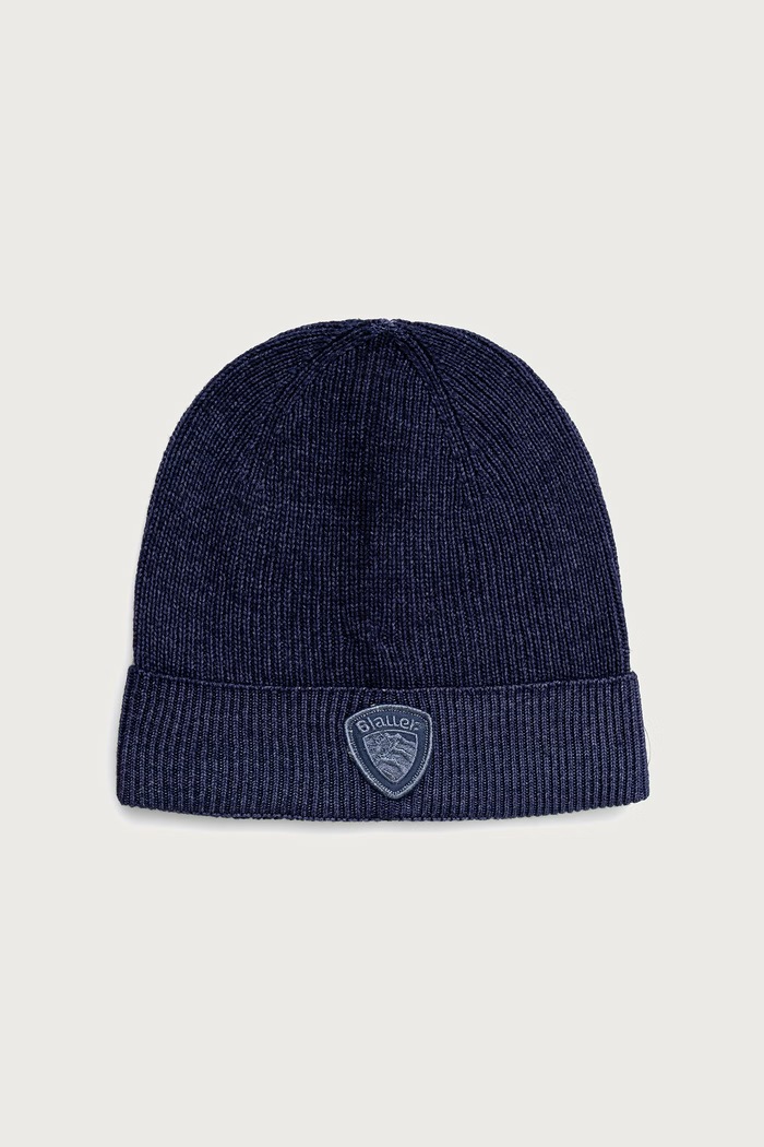 Blauer Czapka beanie męska wełniana granatowy BLUA05467