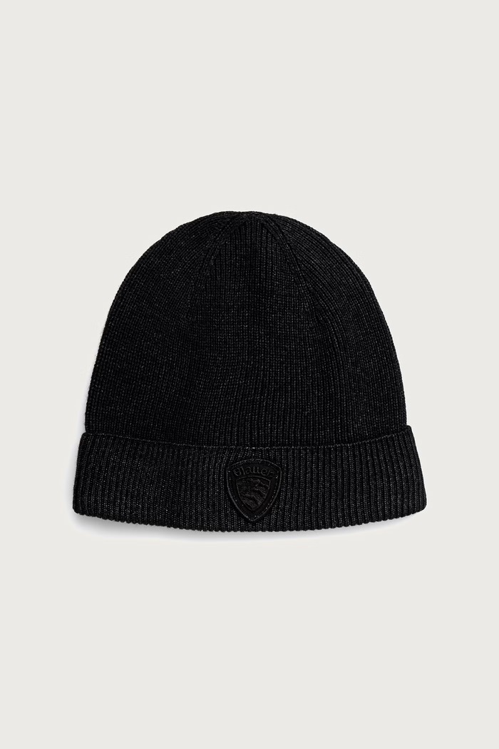 Blauer Czapka beanie męska wełniana czarny BLUA05467