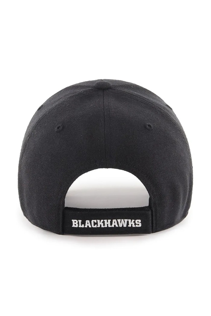 47 brand Καπέλο με γείσο από πρόσμιξη μαλλιού Chicago Blackhawks H.MVP04WBV.BKC μαύρο AW26