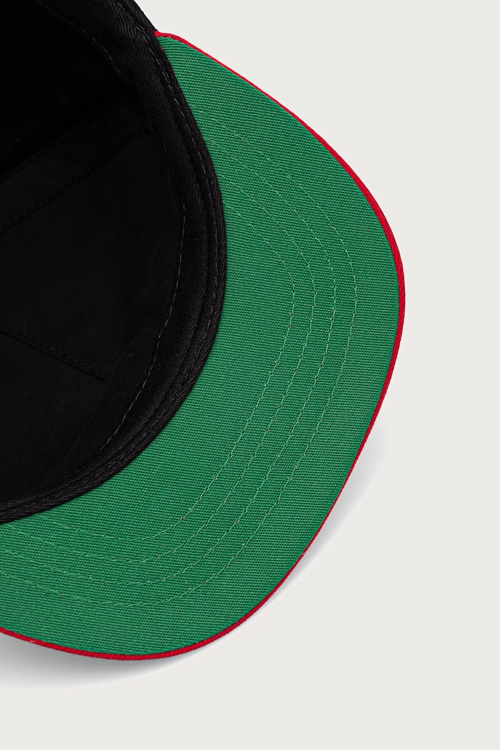 Rossa czapka z daszkiem bawełniana damska RHUDE RHFW26HA01743 czarny