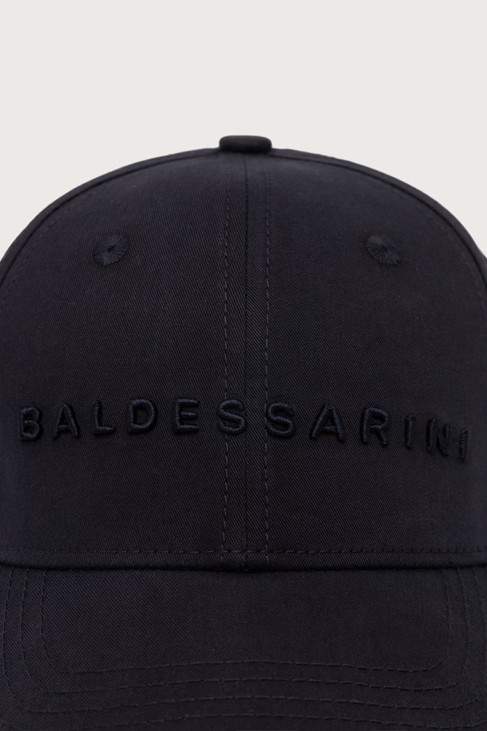 Baldessarini Czapka z daszkiem męska bawełniana BPCP00203L granatowy AW26