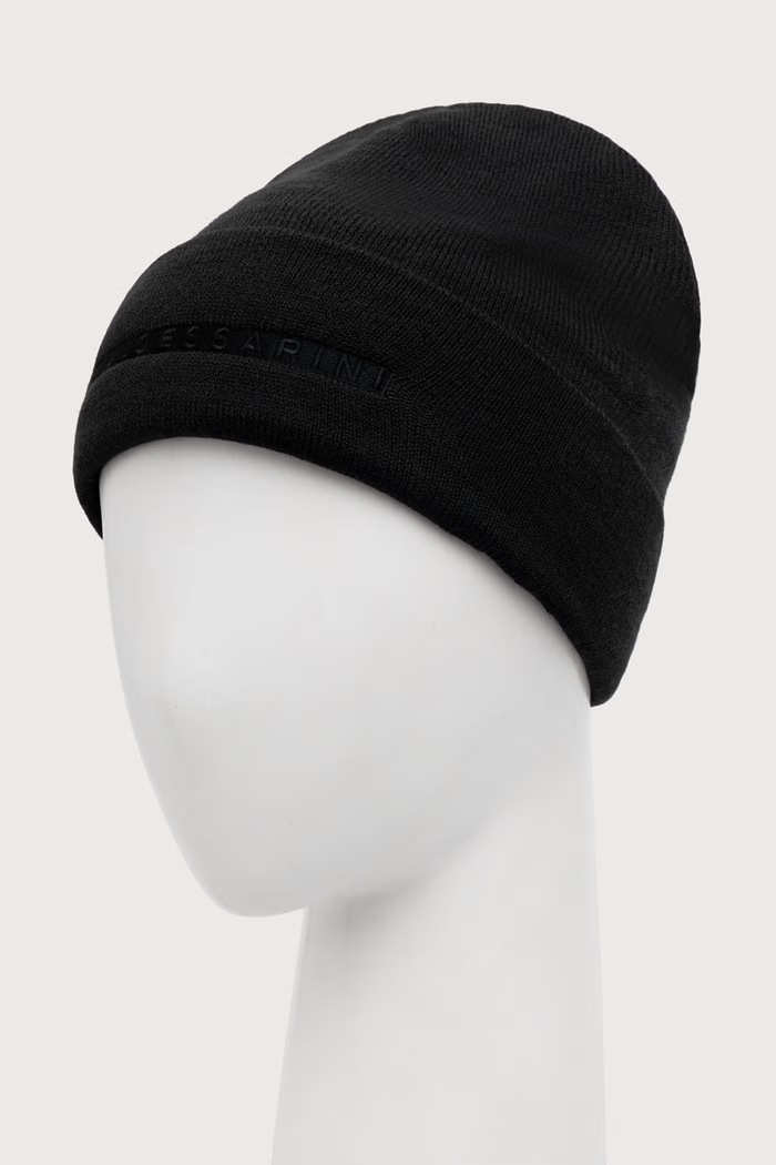 Baldessarini Czapka męska z wełną BPCP00199L czarny AW26