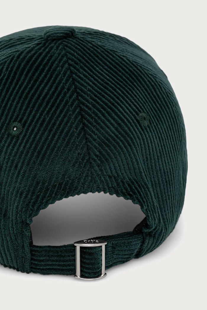 Akcesoria Drôle de Monsieur Czapka z daszkiem męska sztruksowa Original Drule Corduroy M.CP216.CO236 zielony
