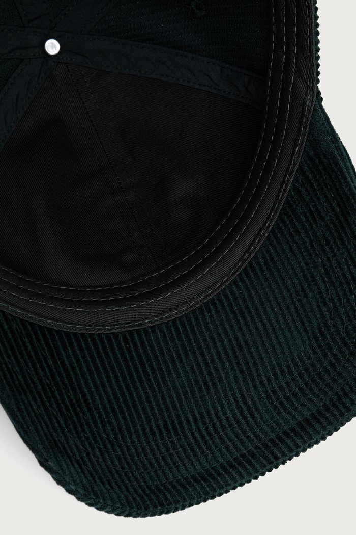 Czapka z daszkiem męska sztruksowa Original Drule Corduroy Drôle de Monsieur M.CP216.CO236 zielony